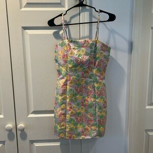 MAJORELLE Floral Mini Dress